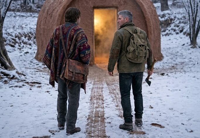 Efter et skænderi med sin kone tog manden sin søn, forlod huset og skyndte sig hen til det sted, hvor han engang havde bygget et ly. Men da han kom ind, blev han chokeret over, hvad han så der.