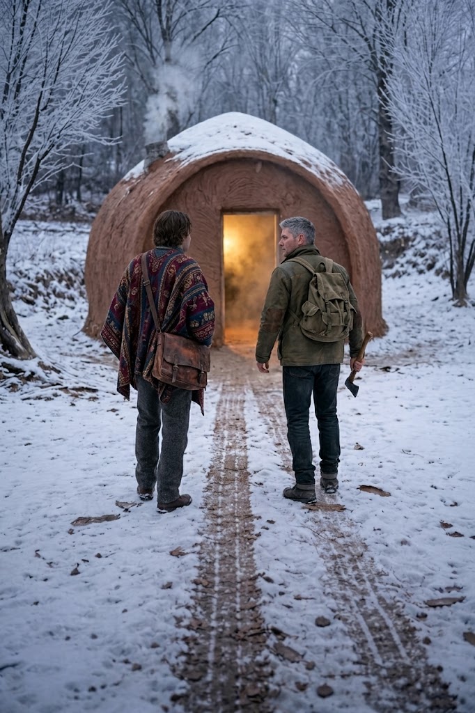 Efter et skænderi med sin kone tog manden sin søn, forlod huset og skyndte sig hen til det sted, hvor han engang havde bygget et ly. Men da han kom ind, blev han chokeret over, hvad han så der.