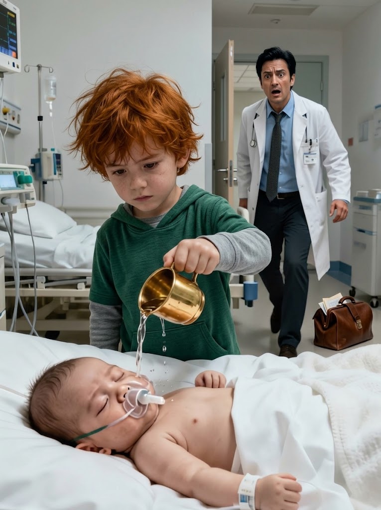 Al figlio del miliardario erano stati dati solo pochi giorni di vita, ma quando un senzatetto entrò in ospedale e gli versò addosso un bicchiere di un liquido sconosciuto, accadde qualcosa che sorprese tutti.