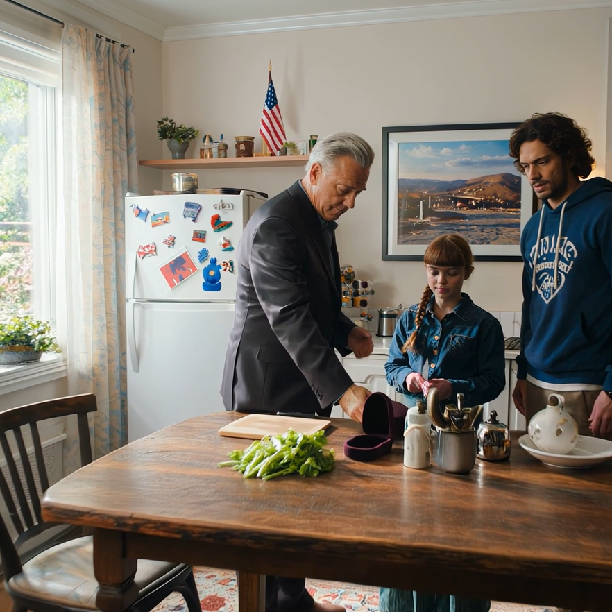 Min afdøde kones halskæde var det eneste, jeg havde tilbage af hende. Da jeg ikke kunne finde den, sagde min datter: “Halskæden er solgt. Jeg havde brug for pengene til en ferie!” Da jeg ringede til pantelåneren for at forsøge at få halskæden tilbage, sagde de: “Herre, De vil ikke tro, hvad vi fandt, da vi åbnede medaljonen på vedhænget.” Jeg vidste ikke, at den var åbnet!