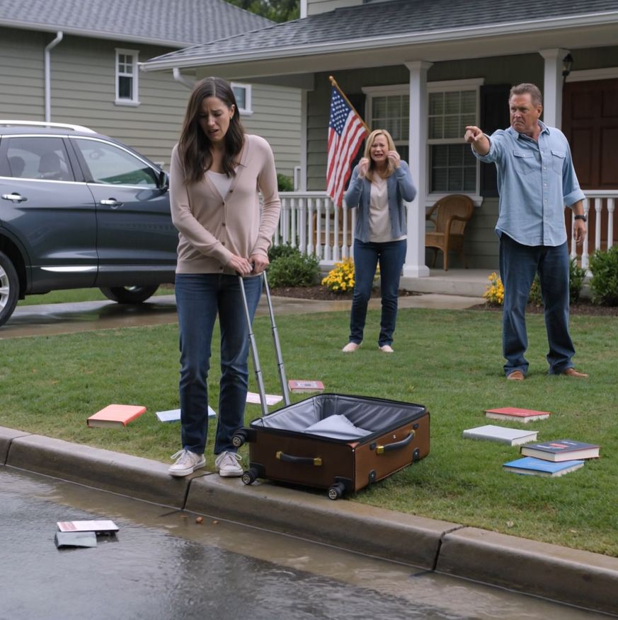 Min mor smed mig ud, fordi min søster gav mig skylden for sin skilsmisse. Min søster græd dramatisk, og min far råbte: “Forsvind. Du er ikke værdig til denne familie.” De skubbede mig ud i haven og smed alle mine ting udenfor. Jeg sagde ingenting og gik væk.