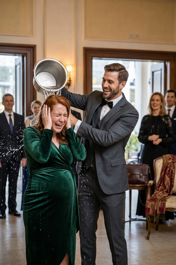 En ægtemand ydmygede sin kone foran alle, men da tre mænd brasede ind i rummet og afslørede, hvem kvinden virkelig var – hvilket ingen vidste – frøs hele rummet bogstaveligt talt.