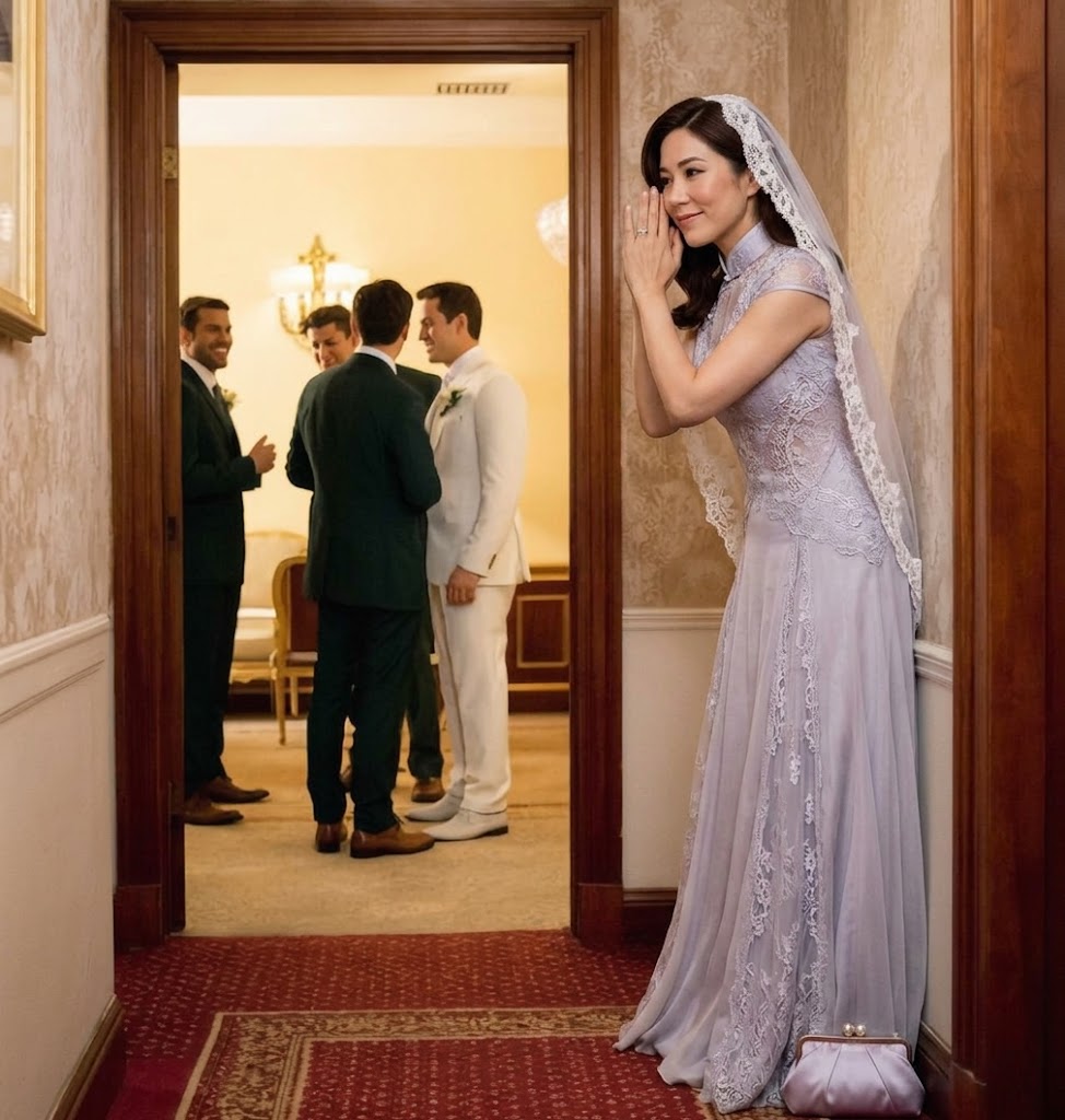 Alt foregik i en glædelig atmosfære, indtil bruden i hemmelighed overhørte sin kommende mands samtale med sine venner, og det, hun lærte, chokerede alle.