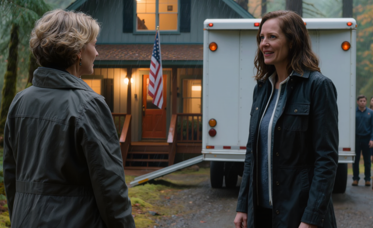 Dopo una lunga settimana a Seattle, sono tornata a Cedar Haven sotto la fredda pioggia del Pacifico nord-occidentale, poi mi sono bloccata quando ho visto mio figlio e mia nuora che svuotavano la casa che avevo costruito con le mie stesse mani, ma non sono scesa dall’auto, ho infilato silenziosamente la mano nella borsa