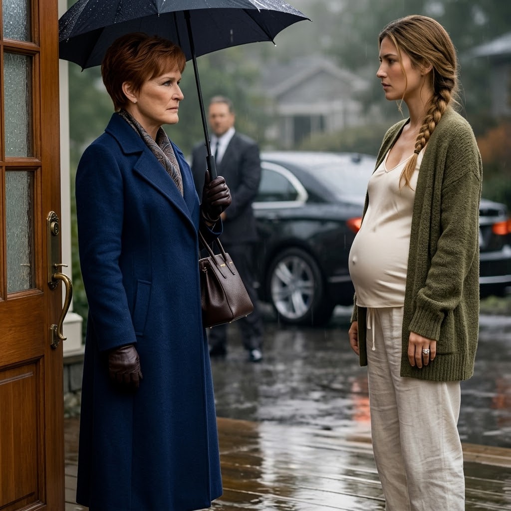 Mio marito mi ha cacciata di casa e ha chiuso la porta a chiave, e io sono rimasta lì sotto la pioggia battente, scalza e incinta. Ma quando è arrivata la mia ricca nonna, mi ha abbracciata e mi ha detto sottovoce: “Farò pentire tuo marito di tutto”.