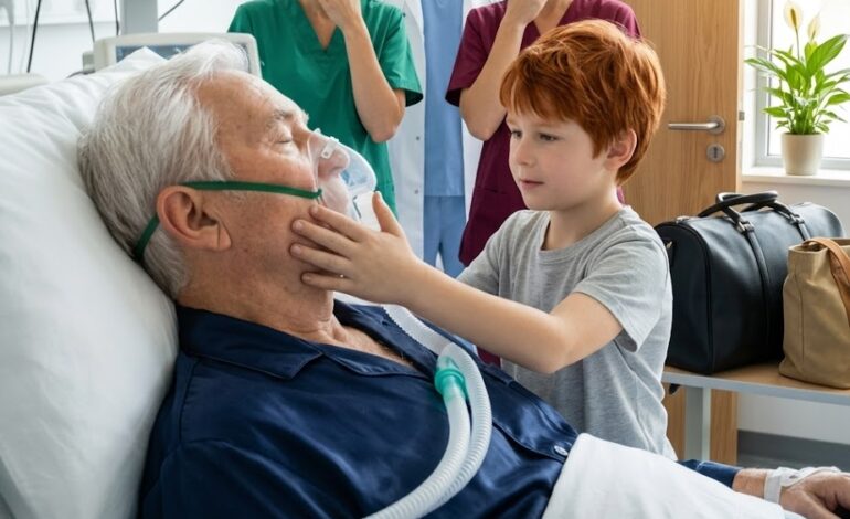 En mand lå i koma i lang tid og åbnede ikke øjnene, men da et barn nærmede sig ham, gjorde han noget uden at vide det, der chokerede alle