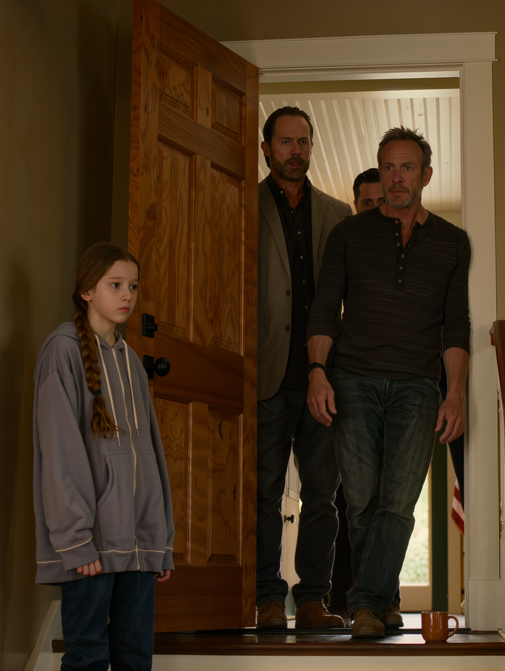 Min ekskone sagde, at vores datter havde “bragt familien i forlegenhed”, da hun ringede 112, efter at en grillfest i nabolaget var blevet anspændt. I to uger opførte hendes side af familien sig, som om intet var sket – men den nat min hoveddør gav efter, fik et roligt skridt i min entré dem til at se på mig, som om de havde valgt det forkerte hus.