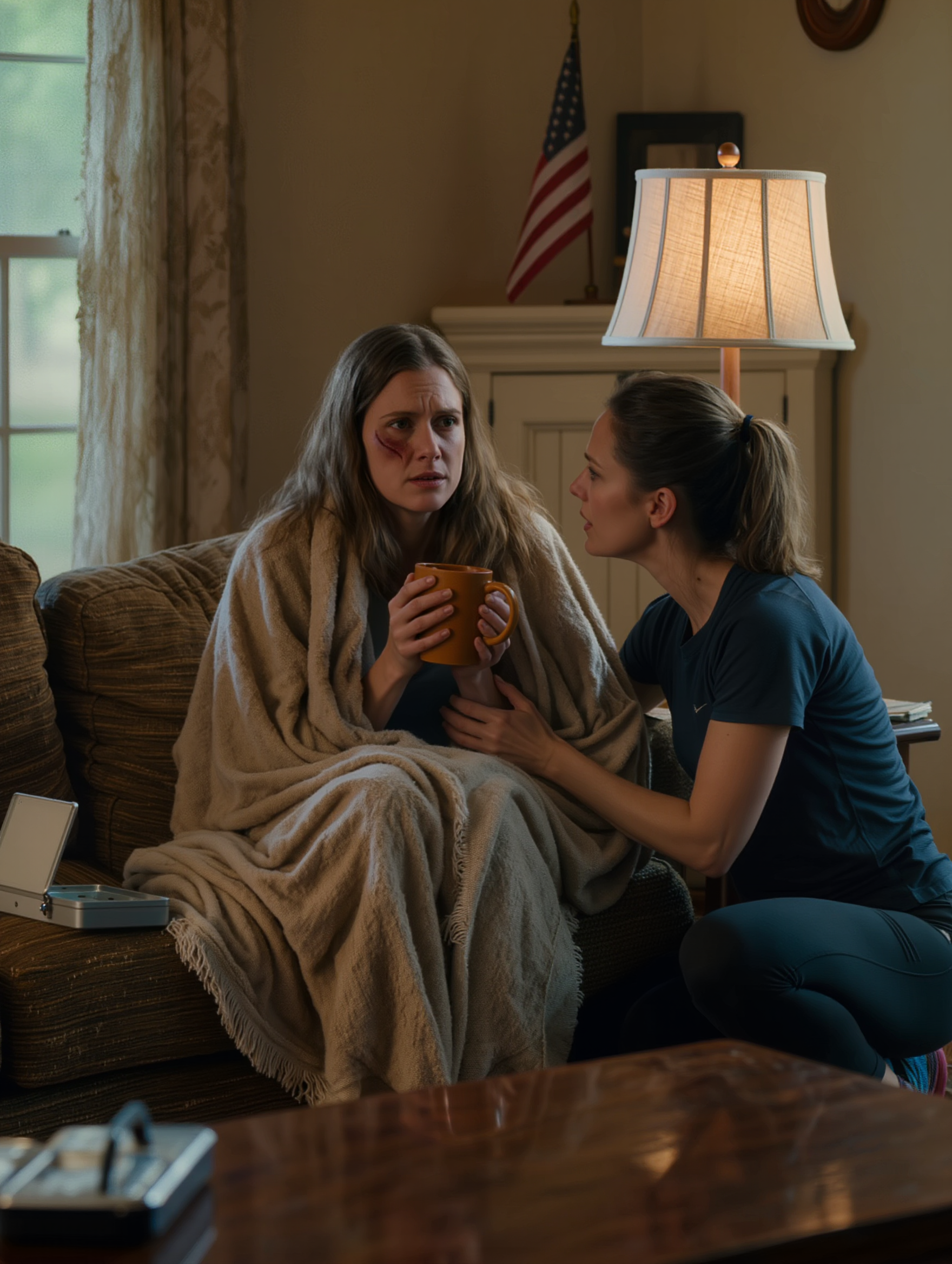 Mia sorella gemella si presentò sulla veranda di casa mia a Norfolk prima dell’alba, tremando così tanto da riuscire a malapena a tenere in mano una tazza di caffè, e al calar della sera indossavo la sua felpa e guidavo verso la stessa casa da cui era appena scappata. Nel momento in cui suo marito mi afferrò il braccio e capì che non ero tornata per rintanarmi di nuovo, il colore gli svanì dal viso, e con esso svanì la spavalderia di cui si era nutrito per anni.