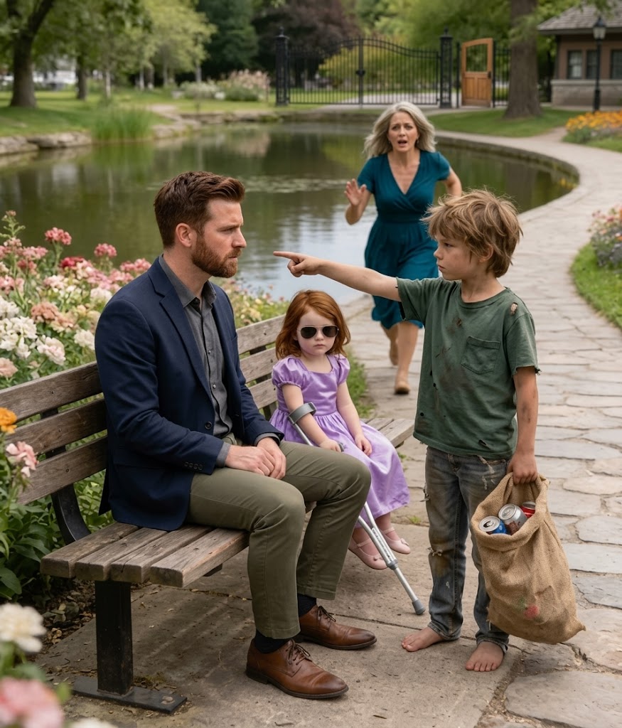 “Din datter er ikke blind, det er din kone, der putter noget i sin mad…” sagde den hjemløse dreng til millionæren. Hemmeligheden bag disse ord fik hans blod til at løbe koldt.