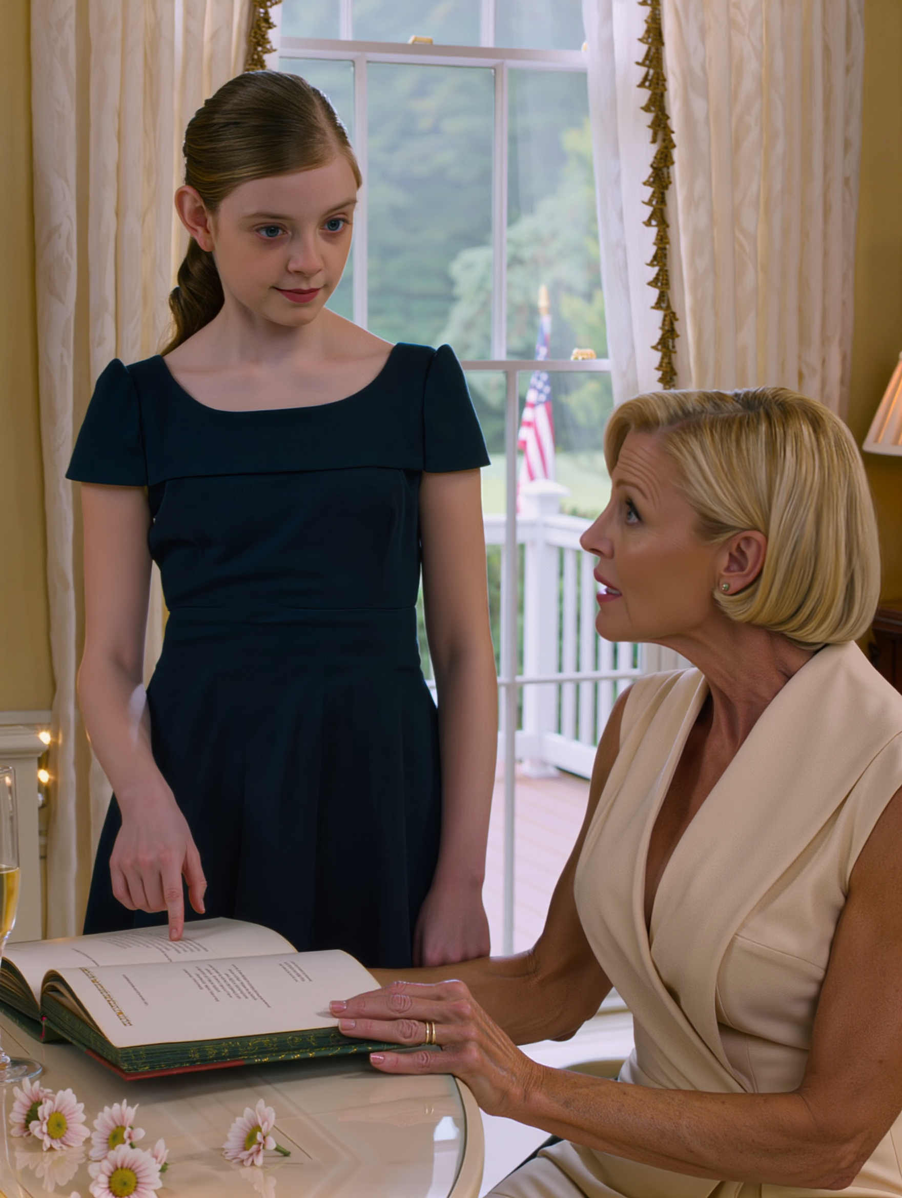 Nel giorno della festa della mamma, ho consegnato alla mia matrigna un regalo avvolto in un nastro d’argento e ho visto il suo sorriso svanire pagina dopo pagina. La mattina dopo, la donna che aveva sostituito mia madre tremava nella mia camera da letto, mio ​​padre era diventato silenzioso e la riunione delle 9 del mattino, dalla quale non erano riusciti a sottrarsi con il loro fascino, li stava già aspettando.