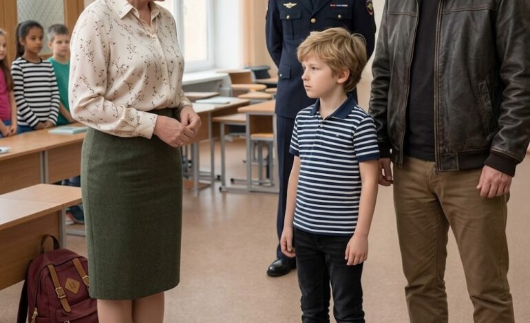 Læreren beskyldte barnet for at stjæle, men da han vendte tilbage til skolen med sin far, opdagede han noget, der forbløffede alle.