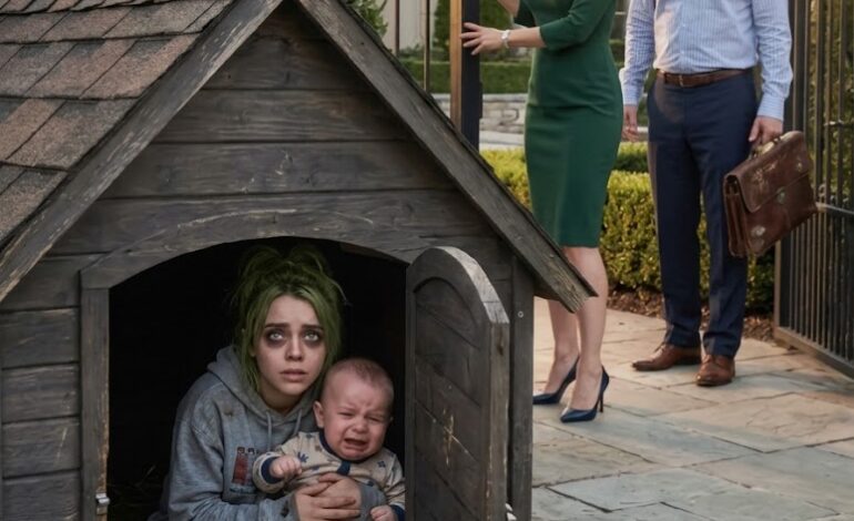 Kvinden tog børnene og låste dem inde i hundehuset, men da børnenes far kom hjem og så dem der, frøs han til – og det, han gjorde derefter, chokerede alle.