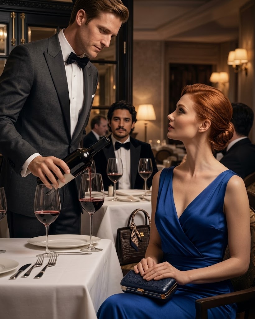 Efter at have gennemgået kameraoptagelserne bemærkede restaurantchefen en kvinde i hvid uniform i lokalet, gik ned og hældte vinen over kvinden fra bordet, og det, der skete derefter, chokerede alle.