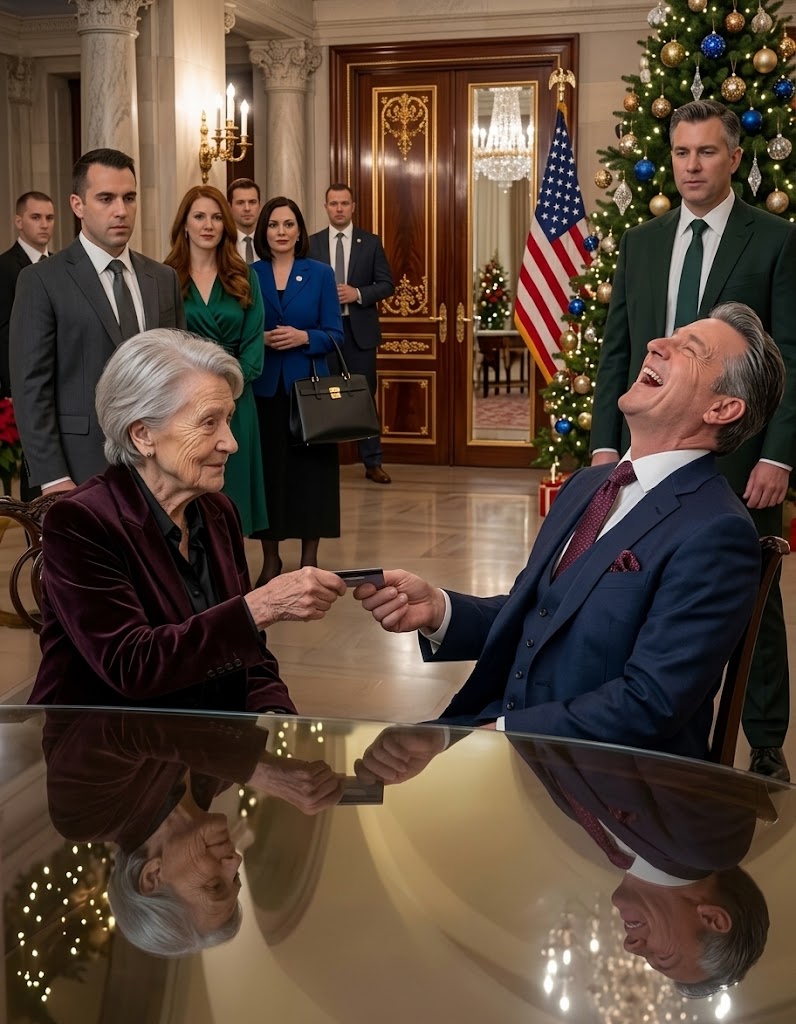 “Jeg vil bare lige tjekke min saldo,” sagde den 90-årige kvinde. — Millionæren lo … indtil han så dette.