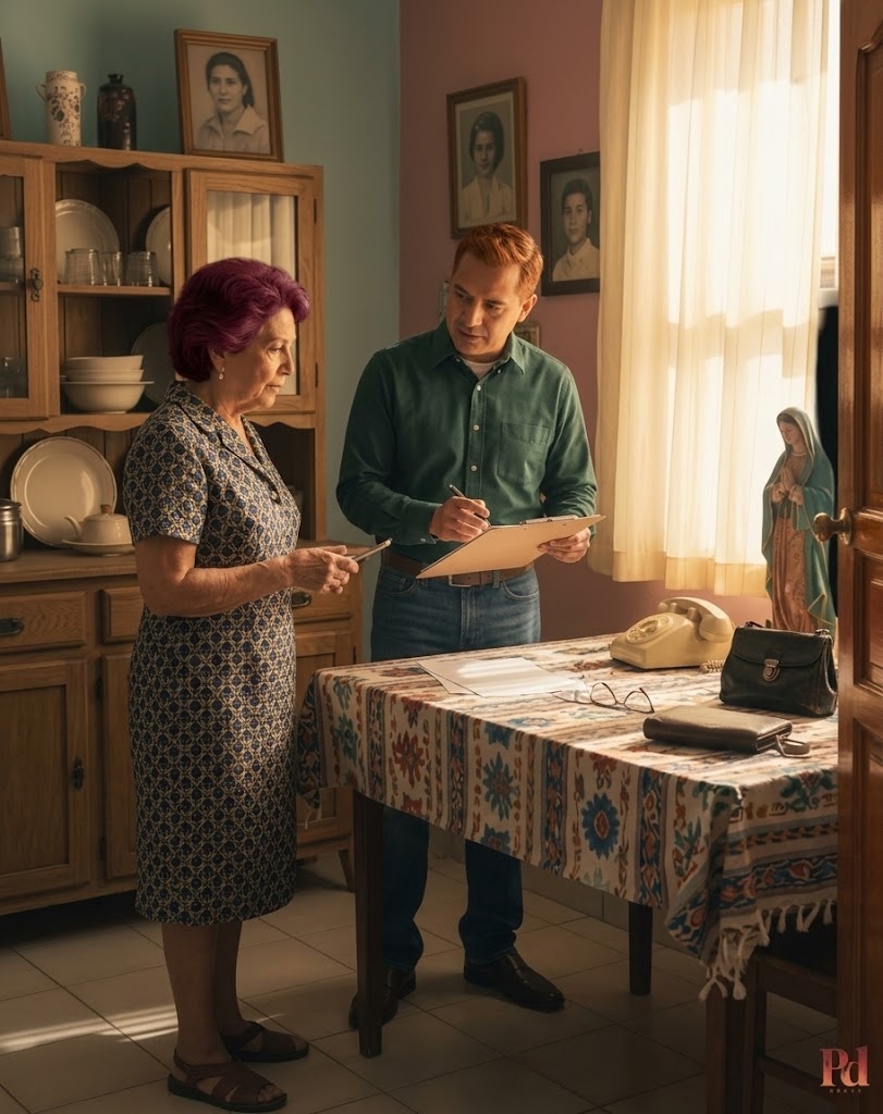 Jeg gik langsomt ud af banken, som om intet var hændt.