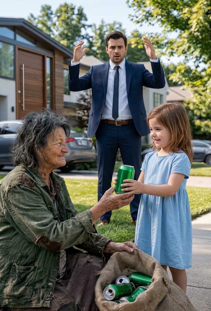 Manden lod sin datter stå udenfor et øjeblik og gik ind på kontoret, men da han kom tilbage og så, hvad hans barn lavede, kunne han ikke engang stoppe hende – det, der skete med den lille pige, var chokerende.