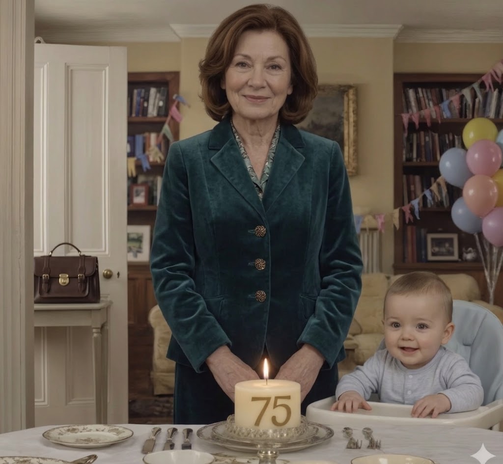 Vægten af ​​75 år måles ikke kun i tid, men i akkumuleringen af ​​minder, i den hud, der bliver blødere, og i den tavse bevidsthed om, hvad – og hvem – der virkelig er tilbage.