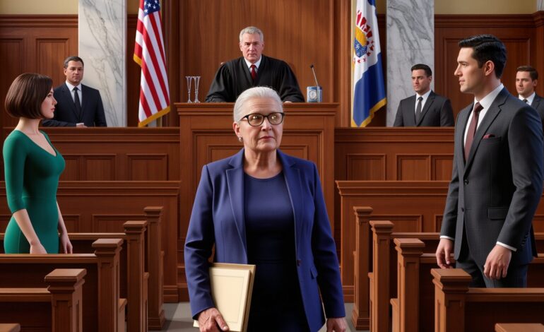 Quando il giudice alzò lo sguardo e sussurrò: “È lei”, il sorrisetto di mia figlia Emily non solo svanì, ma si incrinò, come il vetro sotto pressione, e per la prima volta dopo tanto tempo sentii l’aula di tribunale volgere a mio favore.