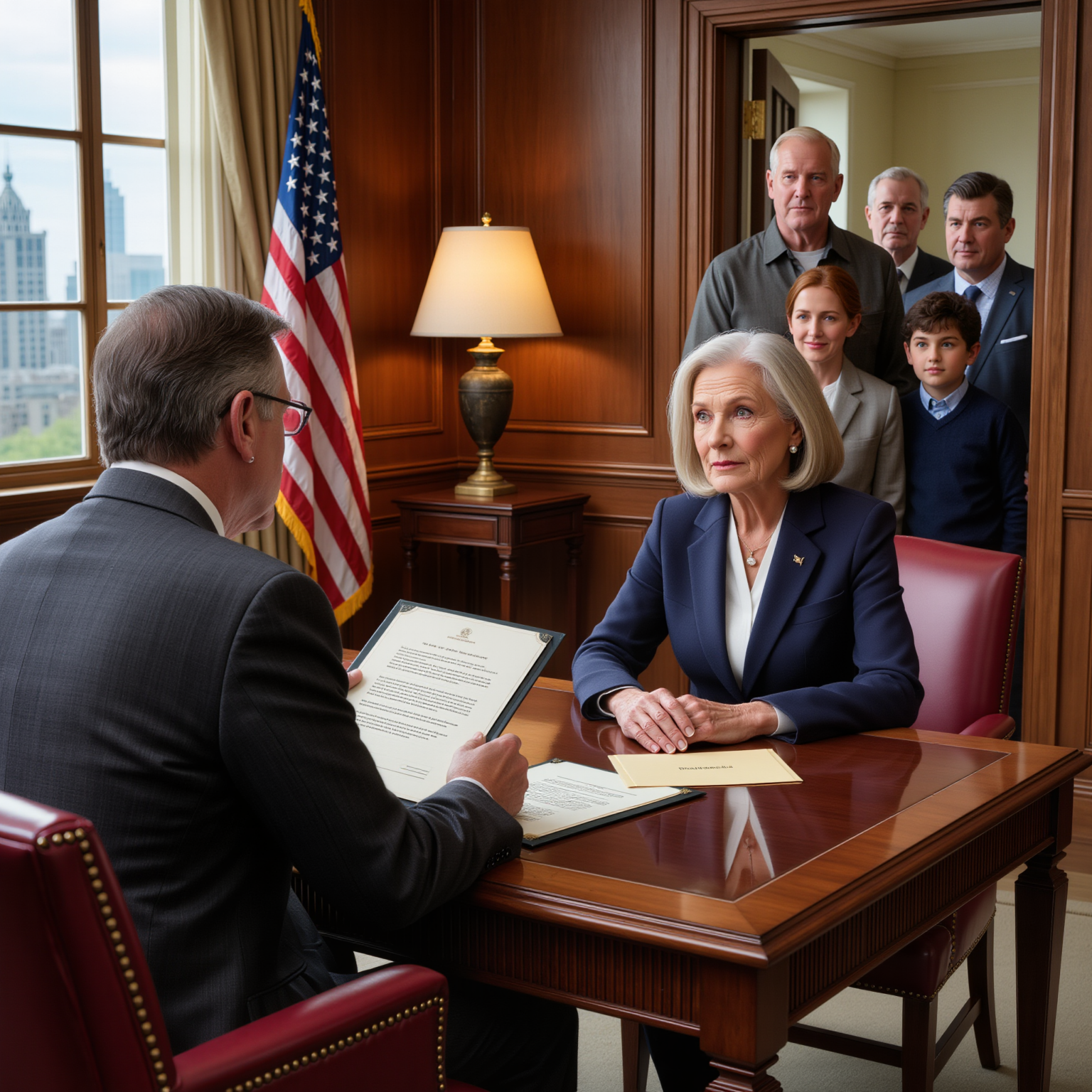 Quando mia sorella morì e lasciò tutta la sua eredità a mio nome, i miei tre figli – che non mi rivolgevano la parola da diciotto anni – si presentarono in uno studio legale in centro, chiamandomi “mamma” come se fosse una parola d’ordine che finalmente si erano ricordati; volevo credere al calore dei loro sorrisi, finché non vidi come i loro occhi continuavano a vagare oltre me, verso la cartella che avrebbe potuto comprare il loro perdono.