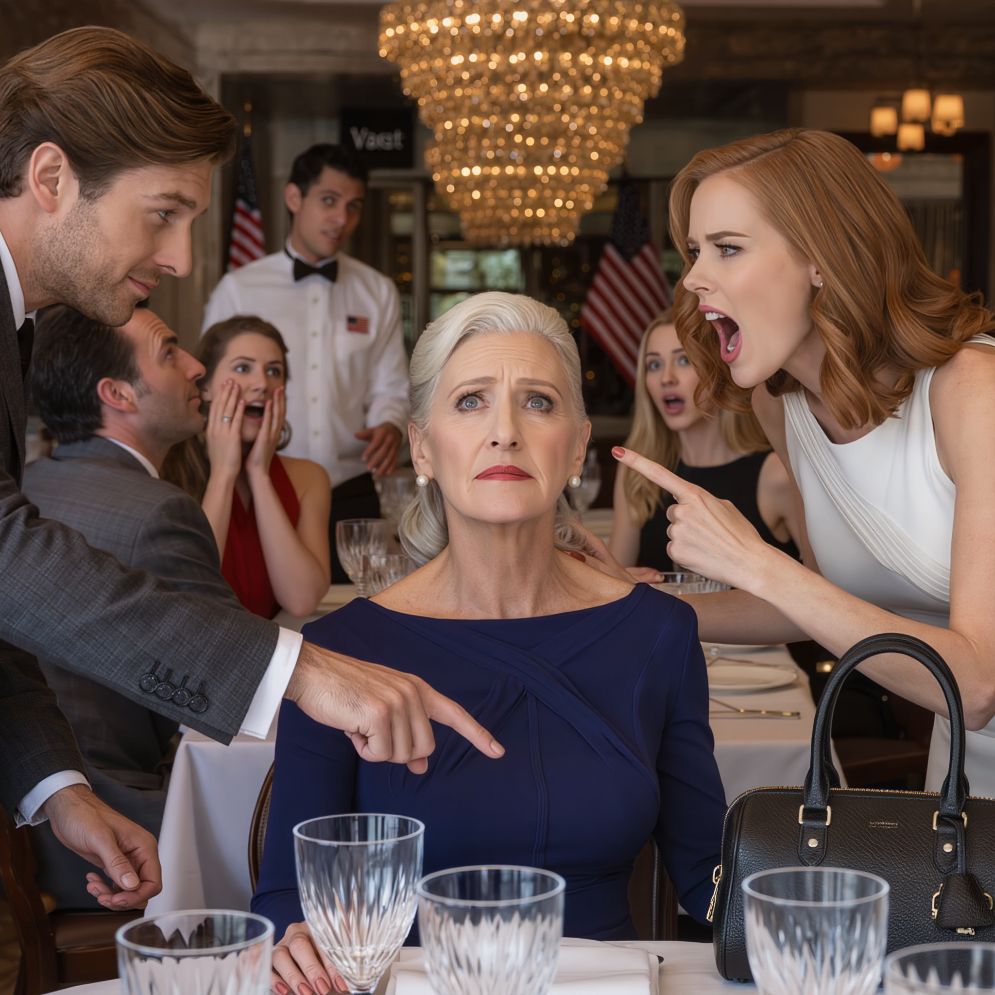 Durante una cena in famiglia, mia nuora ha improvvisamente detto di aver perso 800 dollari dalla borsa, e i suoi occhi si sono subito rivolti verso di me. Mio figlio è balzato in piedi, infuriato, e ha gridato: “Mia moglie non mente!”, lasciandomi sconvolto e ferito in mezzo a un ristorante affollato. Sono uscito sotto shock… finché un cameriere non si è avvicinato dicendo di aver visto qualcosa che avrebbe sconvolto tutto.