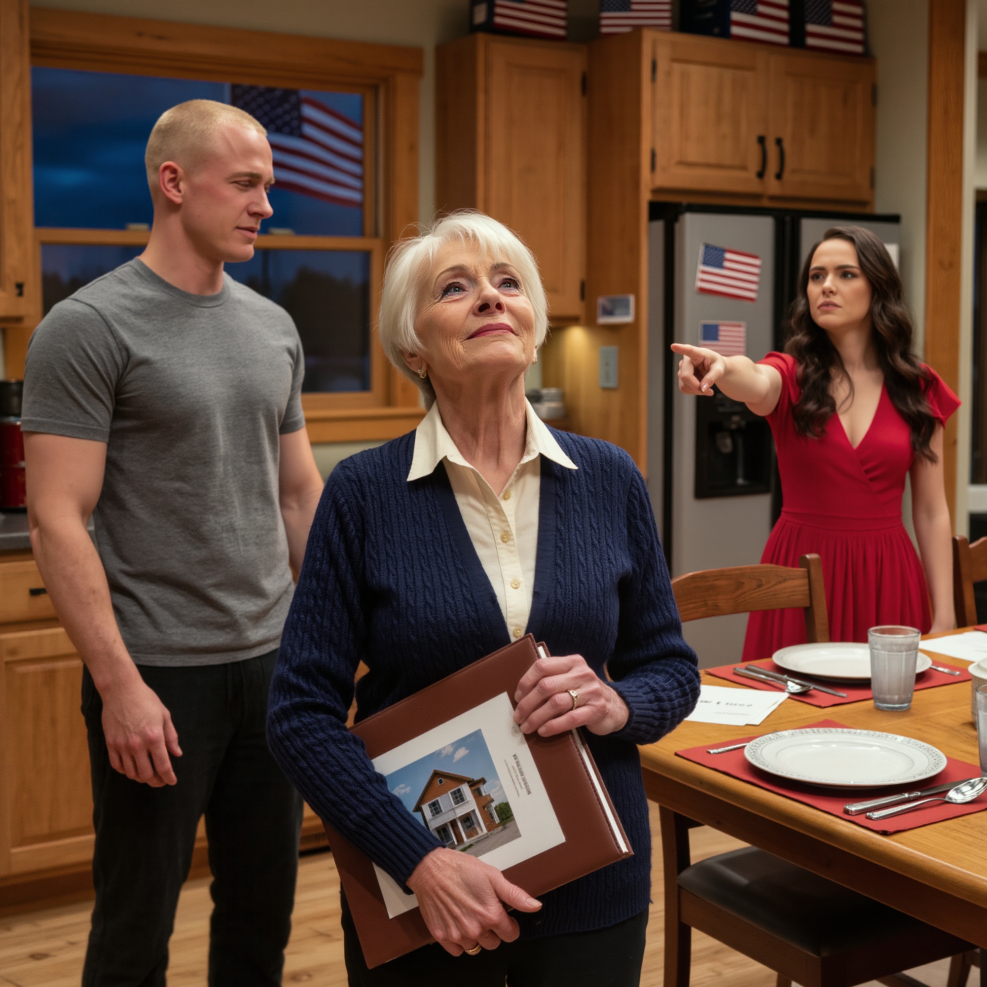 Mia nuora ha sbottato: “Smettila di vivere con noi, vai a prenderti una stanza in affitto!”. Mio figlio ha annuito come se fossi una sconosciuta. Ho sorriso, ho preso la borsa e sono uscita dalla casa che avevo chiamato casa per 37 anni, lasciando che pensassero di aver vinto. Non avevano idea che l’atto di proprietà fosse ancora intestato a me e che avessi pagato tutte le bollette. La mattina dopo, quando la porta si è aperta, i loro effetti personali erano ordinatamente allineati sulla soglia…