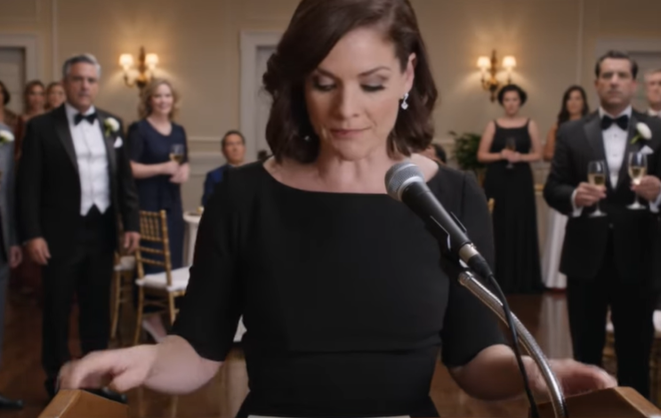 Mio padre sibilò: “Non eri sulla lista degli invitati”, proprio mentre stringevo la presa sulla cartella.