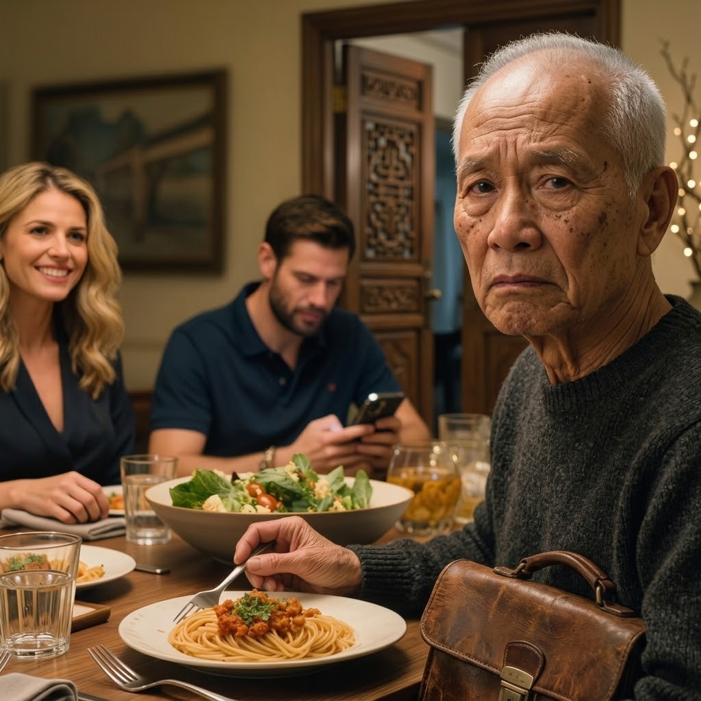 Ved familiesammenkomsten serverede min svigerdatter vin for sin mor og bad mig vaske op, mens alle snakkede muntert. Jeg gik stille og roligt, da de indså, at jeg ikke var i køkkenet … og det var ikke tallerkenerne, der gjorde ondt. Det var hvor let rummet var enig med hende, som om hun lige havde bedt mig om at give saltet videre.