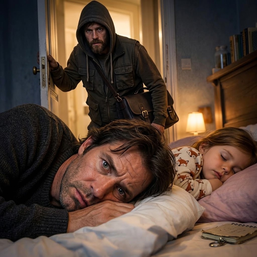 La figlia mi ha detto che un uomo entrava nella nostra stanza ogni notte… così ho finto di dormire per scoprirlo