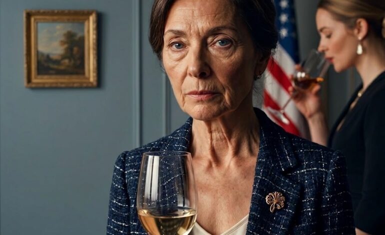 Mia nuora mi ha regalato una crociera con lei e mio figlio. Durante una cena elegante, mentre lei teneva mio figlio occupato sulla pista da ballo, una cameriera mi ha dato un biglietto con scritto: “L’ho appena vista mettere qualcosa nel suo drink”. Ho scambiato i nostri bicchieri e ho guardato mia nuora drogarsi da sola invece che da me. Venti minuti dopo, blaterava senza senso mentre mio figlio la fissava inorridito, chiedendole se avesse bisogno di un medico.