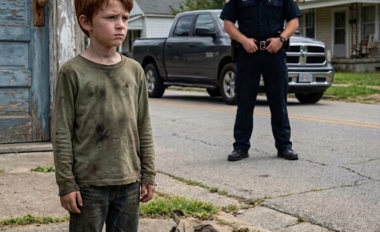 En politibetjent så en lille dreng på gaden og troede, at han bare var et almindeligt hjemløst barn: Men da sandheden kom frem, var betjenten fuldstændig chokeret.