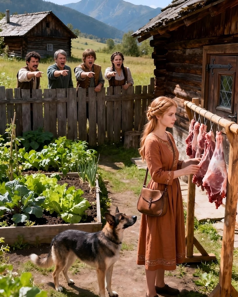 Enken, der forberedte landsbyen til vinteren