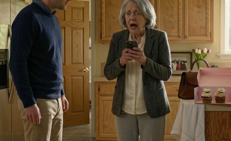 “Gav du dem væk?” hviskede min svigerdatter, lige før hun indrømmede, at mors dags-cupcakesene, hun havde bagt til mig, aldrig var ment som en gave overhovedet – og da jeg forestillede mig vores præst, vores kasserer og halvdelen af ​​menighedsbestyrelsen smilende over lyserød glasur i forsamlingshuset, indså jeg, at den spøg, hun havde planlagt for mig, allerede var blevet til noget langt mørkere og langt mere offentligt, end hun kunne kontrollere.