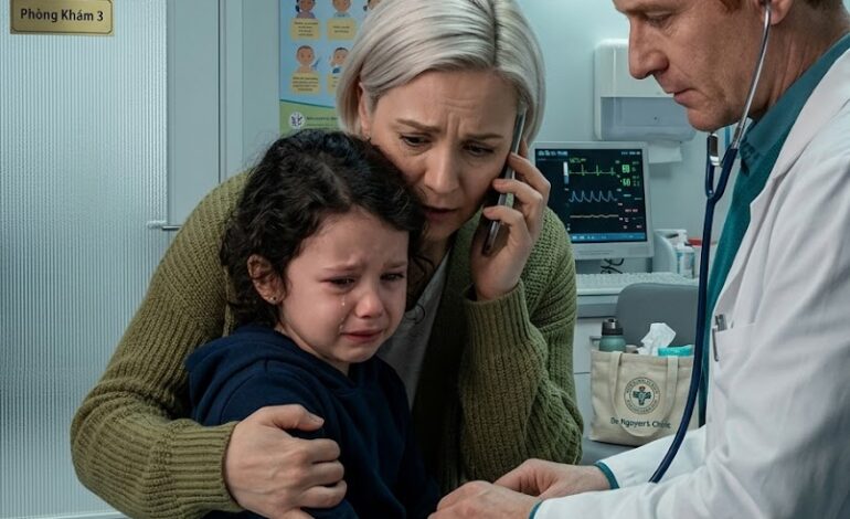 Moderen besluttede at tage barnet til et helbredstjek efter et par dages konstant gråd, men det, lægen fandt efter undersøgelsen, var forfærdeligt.