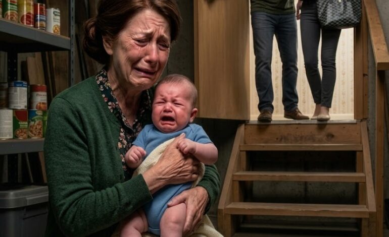 De låste os inde i kælderen med mit nyfødte barnebarn og tog afsted på ferie… Hvad der skete, da de kom tilbage, var utænkeligt.