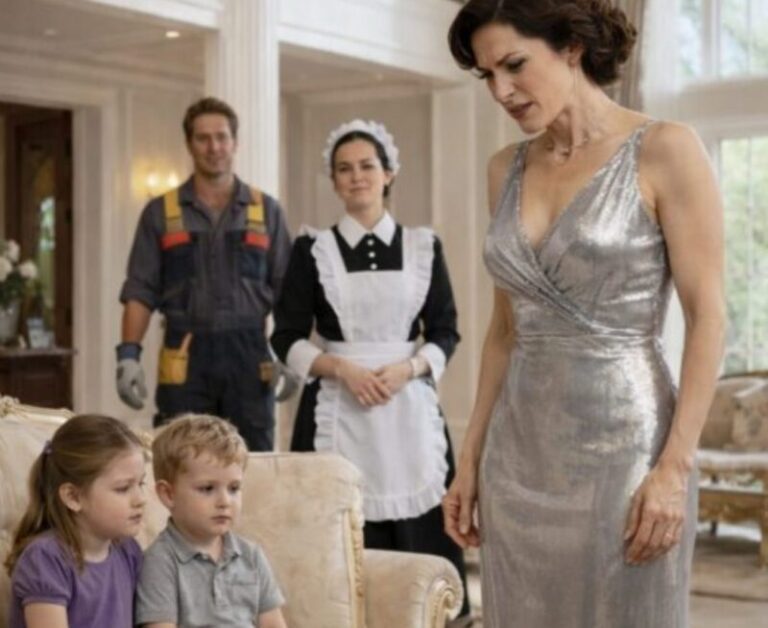 Efter manden hørte stemmer fra huset, forlod han haven og skyndte sig hjem, og da han så, hvordan hans kone tog sig af børnene, gjorde han noget, der overraskede alle.