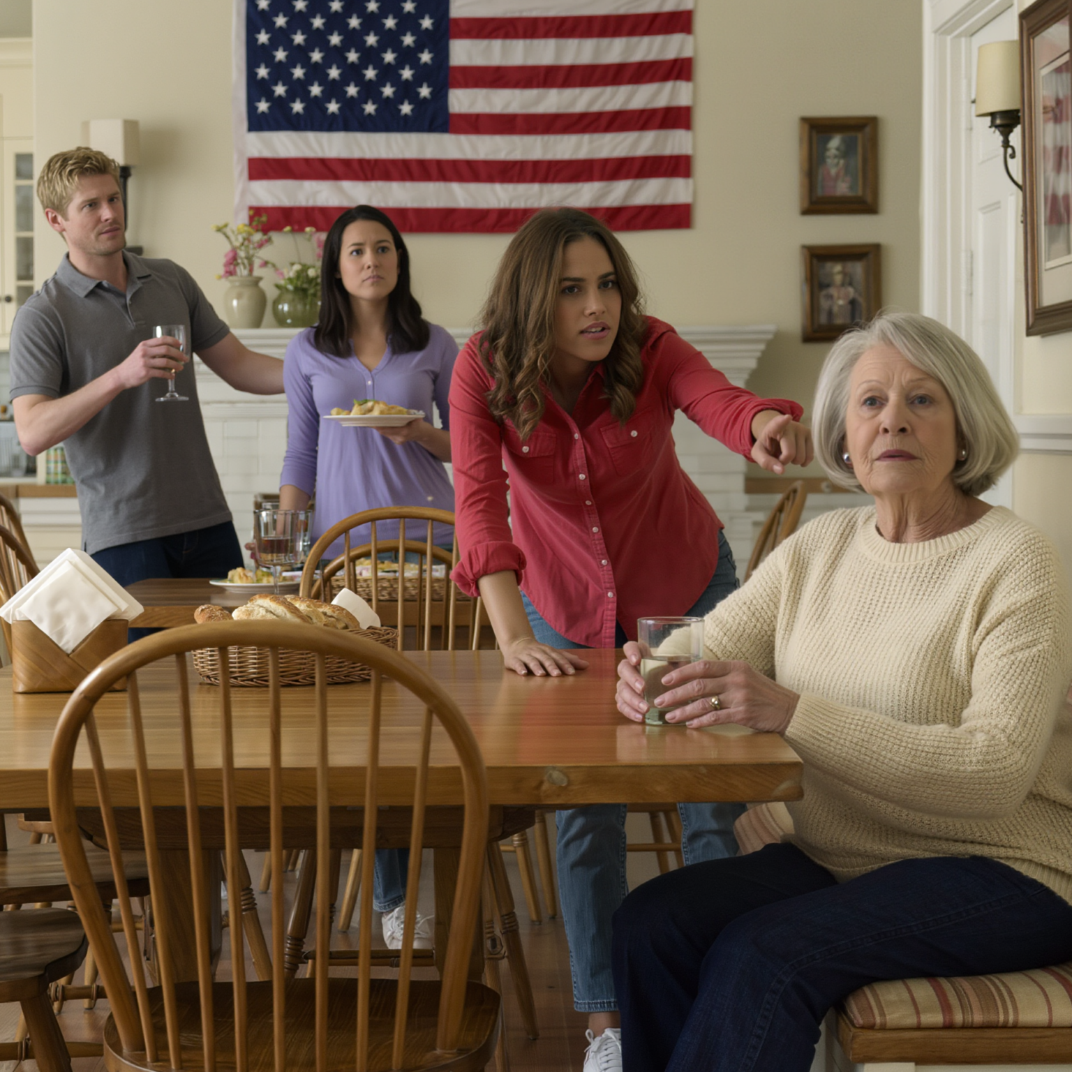 Mio figlio ha organizzato una festa di Capodanno per 27 parenti, ma mi ha ignorato come se fossi una sconosciuta… Sua moglie si è alzata, mi ha indicato e ha detto ad alta voce: “Non è una di famiglia, è un peso!”. Mio figlio ha persino applaudito: “Ci ha prosciugati!”. Tutta la stanza ha riso mentre mia figlia mi spingeva fuori. Non ho detto una parola. Ho solo sorriso… e ho mandato un messaggio a una persona. Qualche giorno dopo: 90 chiamate perse da entrambi.