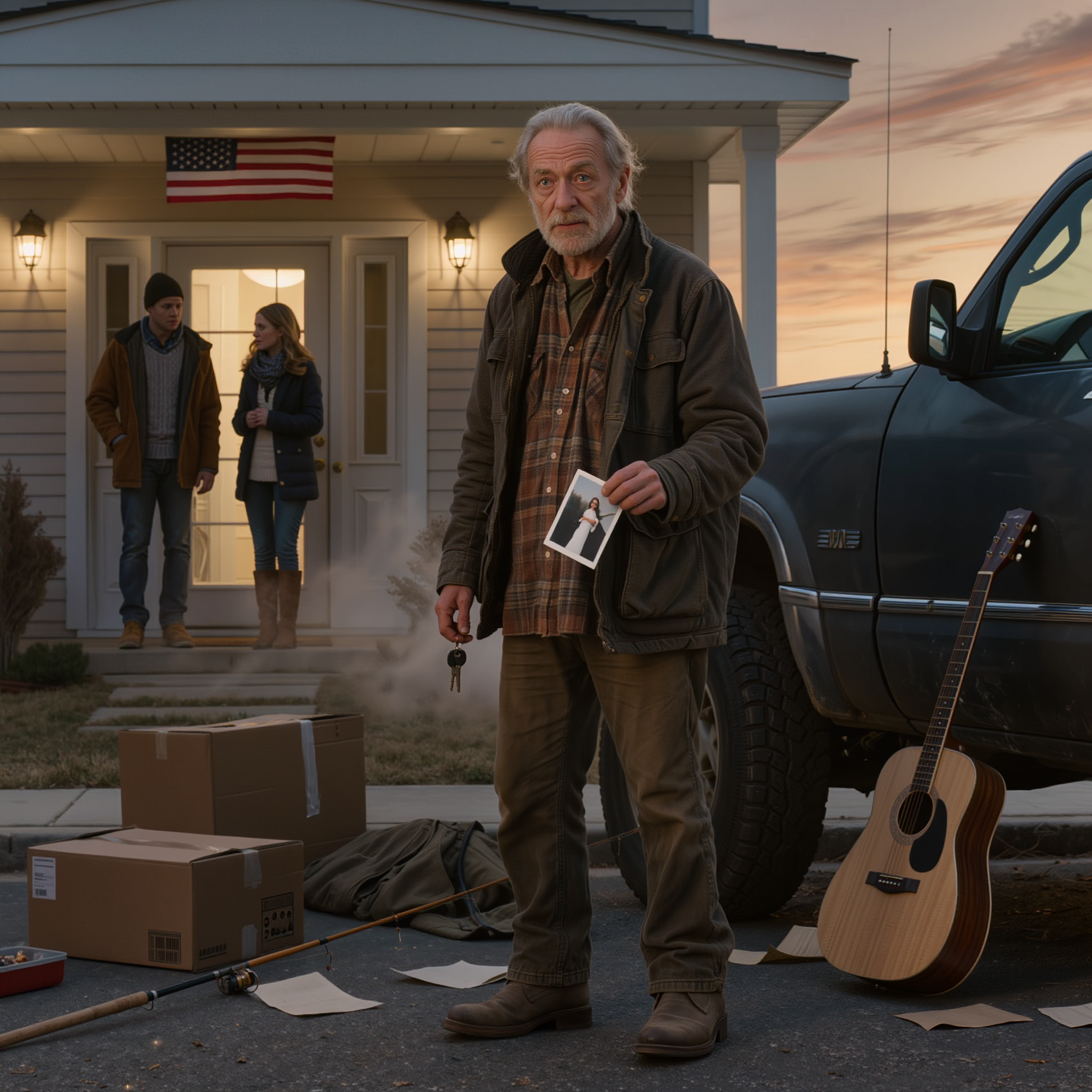 Al mio ritorno dalla battuta di pesca, ho scoperto che tutte le mie cose erano state buttate nella spazzatura. La moglie di mio figlio mi ha guardato e ha detto: “Non abbiamo più bisogno di te”. Ho sorriso, ho preso il telefono e me ne sono andato senza discutere. Tre giorni dopo, mi cercavano in tutto il paese con voci concitate, perché il vecchio che credevano di aver abbandonato aveva lasciato un dettaglio che non si erano mai preoccupati di capire.