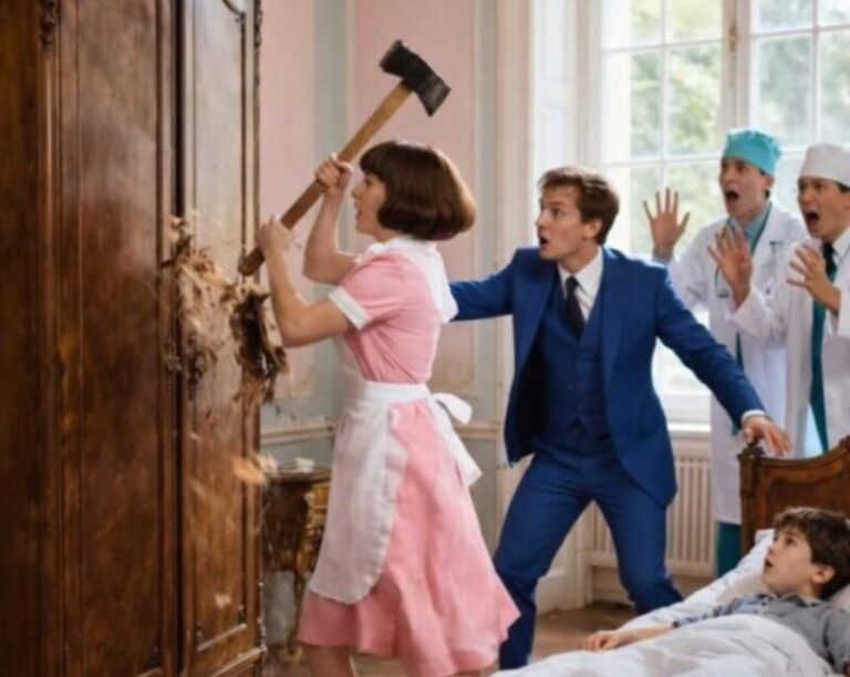 Millionærbarnet havde været alvorligt sygt og sengeliggende i flere dage, og ingen kunne forstå den virkelige årsag, før husholdersken brød skabet op – det, de fandt der, chokerede alle.