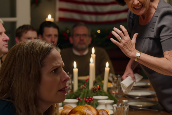 «Andatevene e non tornate mai più», dissero i miei genitori a me e a mia figlia di sette anni durante la cena di Natale. Cinque minuti dopo, mi implorarono di rimettere a posto ciò che avevo appena distrutto.