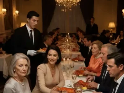 “Non serviamo cibo extra”, ha detto mia nuora mentre mi porgeva un bicchiere d’acqua, mentre la sua famiglia mangiava aragoste da 60 dollari.