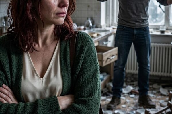 Suo marito ha distrutto la cucina così che Olya si spaventasse e consegnasse i soldi della vendita dell’appartamento di sua nonna. Ma Olya non era il tipo che si spaventa.