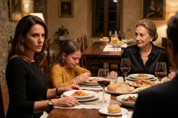 Mia madre ha detto a mia figlia che non faceva parte della famiglia durante il pranzo della domenica. Così le ho mandato un regalo di compleanno che lei ha aperto davanti a tutti.