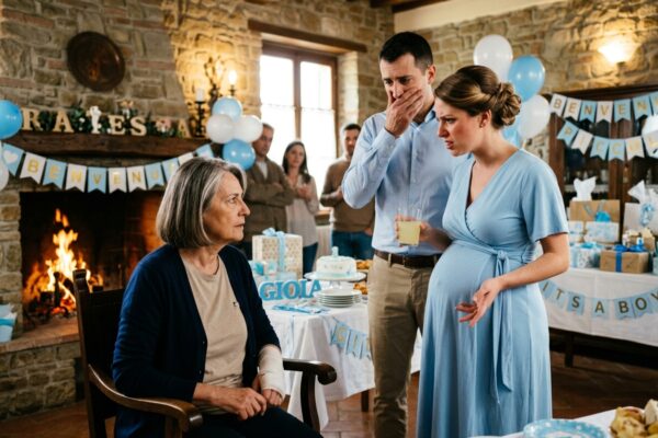 Mia nuora ha annunciato che mi sarei trasferita dalla casa sul lago del mio defunto marito durante il suo baby shower. Poi il mio telefono ha vibrato: era l’ufficio anagrafe della contea, e tutti gli invitati hanno scoperto cosa aveva cercato di farmi firmare.