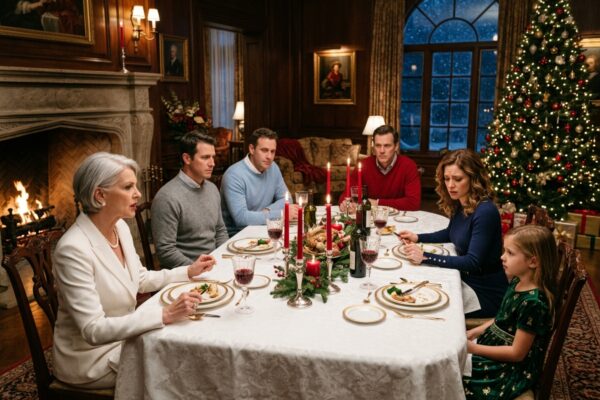 Alla cena di Natale dei miei genitori in Ohio, mia figlia si è avvicinata a una sedia vuota… Poi una singola email di un avvocato ha fatto immobilizzare l’intero tavolo.