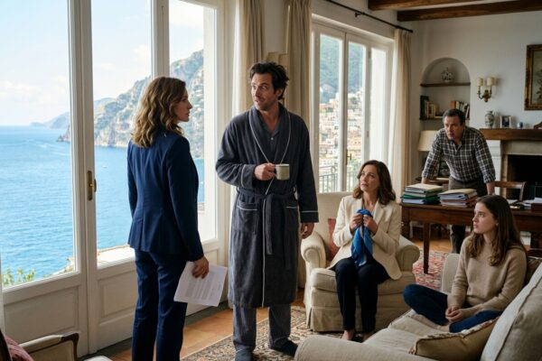 Ho regalato ai miei genitori una villa sul mare da 425.000 dollari per il loro cinquantesimo anniversario… ma quando sono arrivata con una torta al cioccolato, mia sorella la considerava già la loro casa di famiglia.