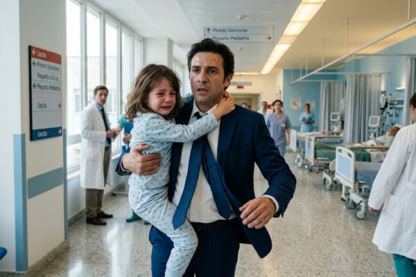 Il mio ex si è precipitato al mio pronto soccorso portando in braccio sua figlia ferita, solo per scoprire che io, la dottoressa che aveva abbandonato, ero incinta di sette mesi di suo figlio.
