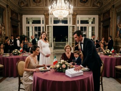 Alla festa per l’ottantesimo compleanno di mia suocera, mio ​​marito…
