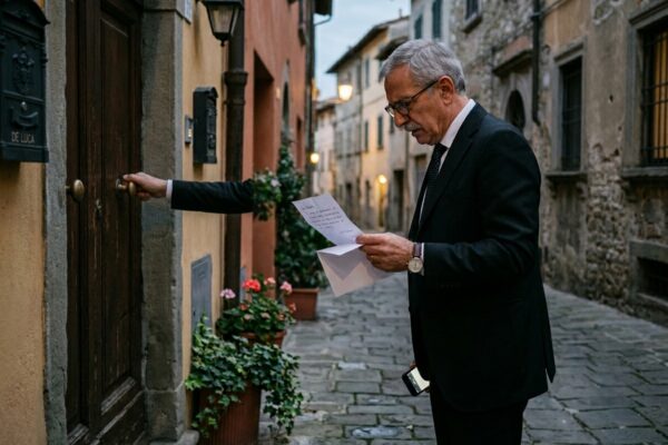 Ho seppellito mia moglie, con cui ero sposato da quarant’anni, un martedì mattina. Undici minuti dopo, mi trovavo davanti a casa mia, con indosso il drappo funebre; la chiave non funzionava più e mio figlio aveva lasciato un biglietto sulla veranda in cui diceva che la proprietà era ora intestata a lui. L’ho letto una volta, l’ho piegato a metà, l’ho infilato in tasca e ho fatto una telefonata silenziosa.