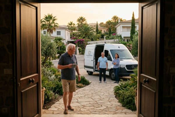 Il camion dei traslochi era già nel mio vialetto prima di colazione. Mio genero mi ha sorriso guardando verso il terrazzo e ha detto: “La struttura è pronta per te, vecchio mio. Ci prendiamo la casa.” Ho fatto una domanda a bassa voce e il calore è svanito dal suo volto.